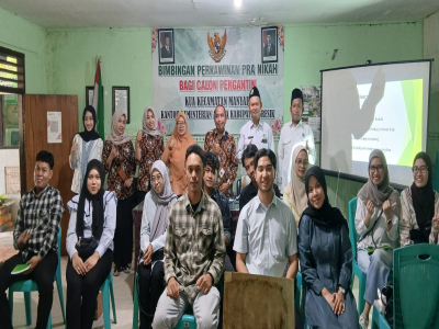Tekan Angka Stunting, KUA Manyar Gandeng PLKB Perkuat Kesehatan Fisik dan Mental Catin