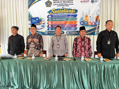 Samakan Persepsi Layanan, Subbag TU Kemenag Gresik Perkuat Layanan Publik.