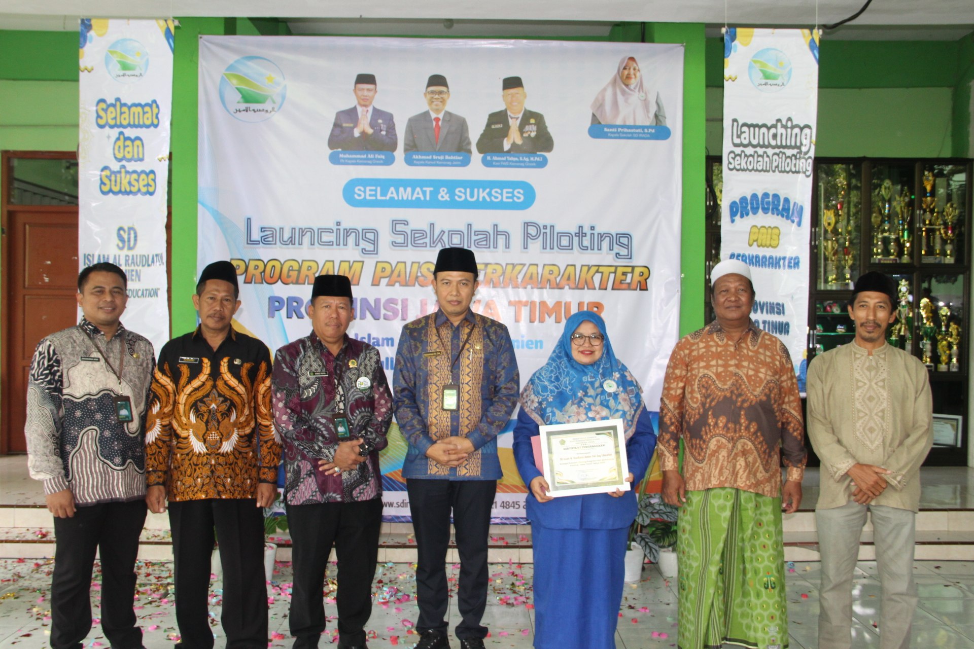 SDI Al Raudlatul Amien Resmi Ditunjuk Sebagai Sekolah Piloting PAIS Berkarakter Jawa Timur