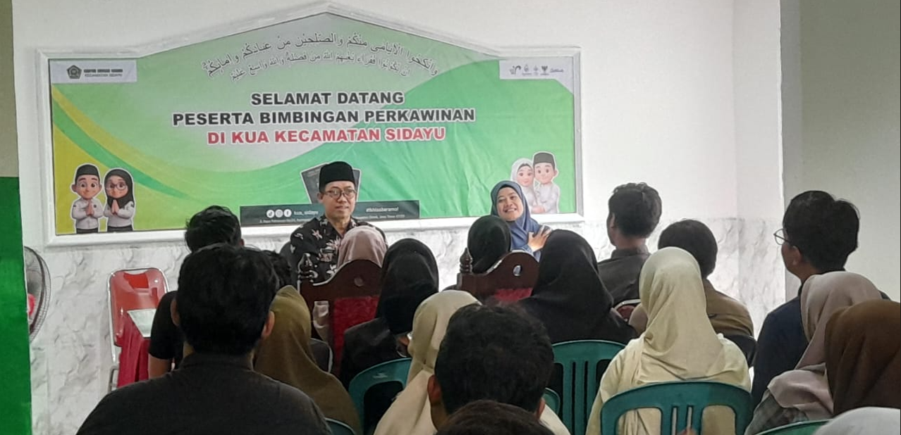 KUA Sidayu Realisasikan Program GAS NIKAH Melalui Bimbingan Perkawinan Pra Nikah