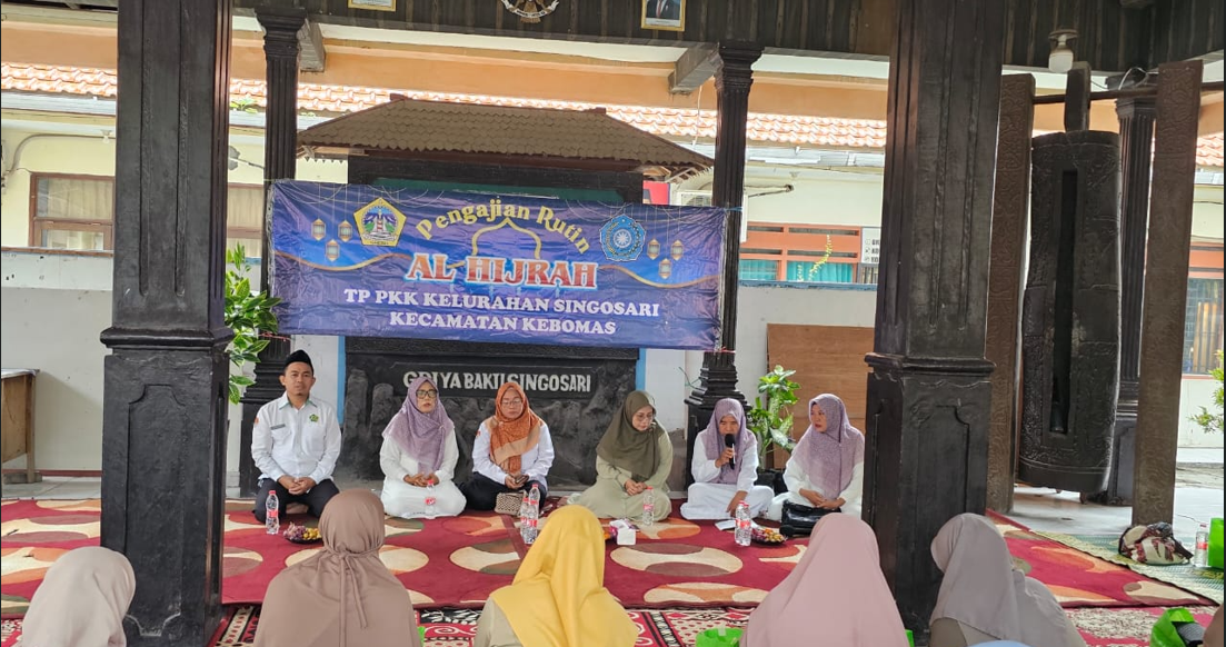 KUA Kebomas dan TP PKK Kecamatan Kebomas Gelar Sosialisasi Legalitas Nikah dan Penguatan Moral Keluarga