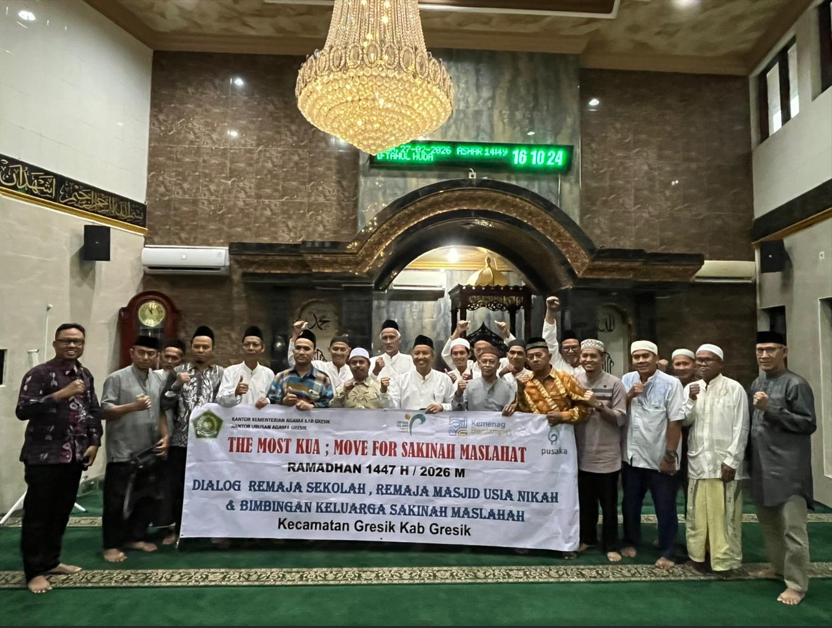 KUA Gresik Gelar Pembinaan Manajemen ZIS Bagi Takmir Masjid di Wilayah Kecamatan Gresik