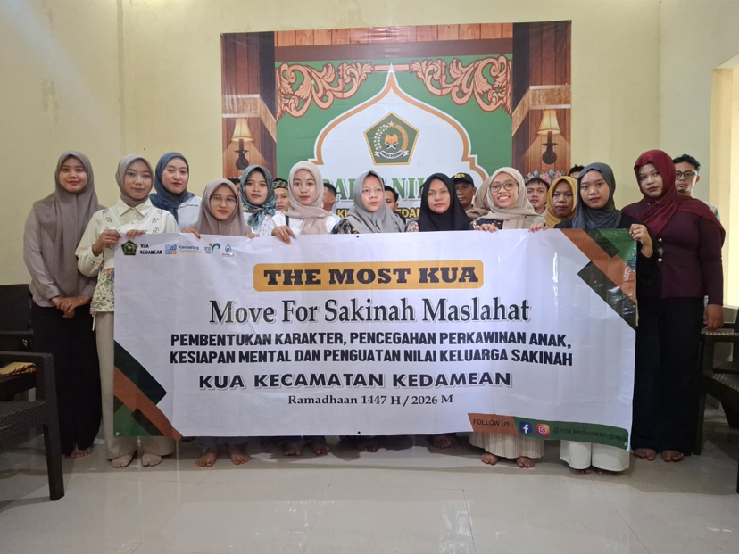 KUA Kedamean Gelar Sosialisasi The Most KUA: Move For Sakinah Maslahat