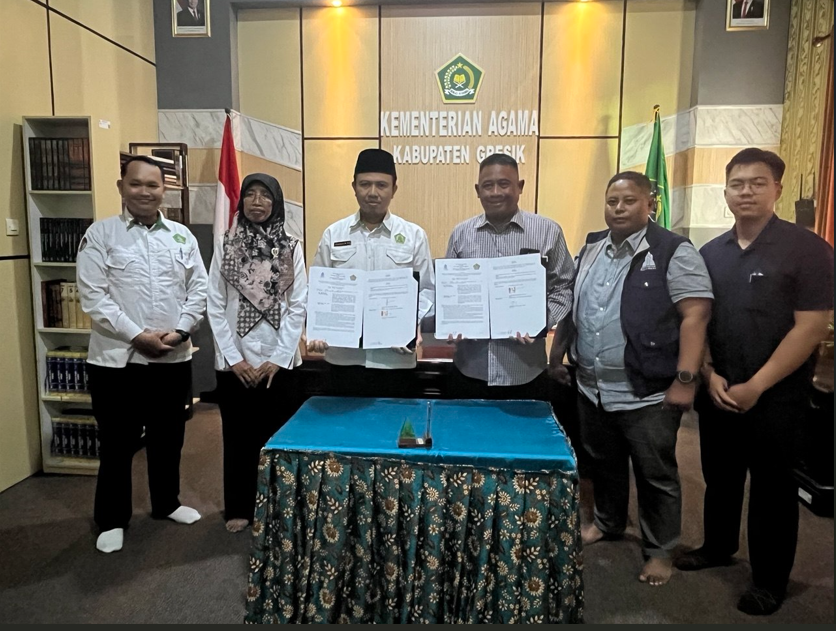 Kemenag Gresik dan Universitas Sunan Gresik Teken MoU Strategis Perkuat Tri Dharma Pendidikan