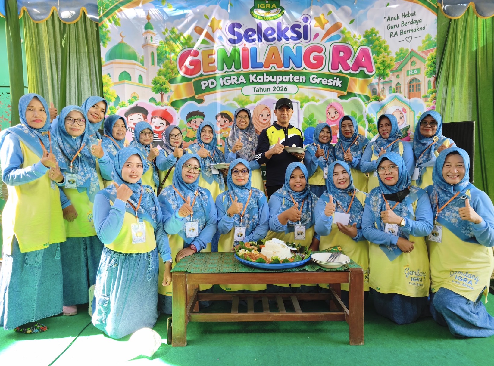 Membangun Karakter Anak Usia Dini, Kemenag Gresik Dukung Penuh Ajang Kreativitas Gemilang RA