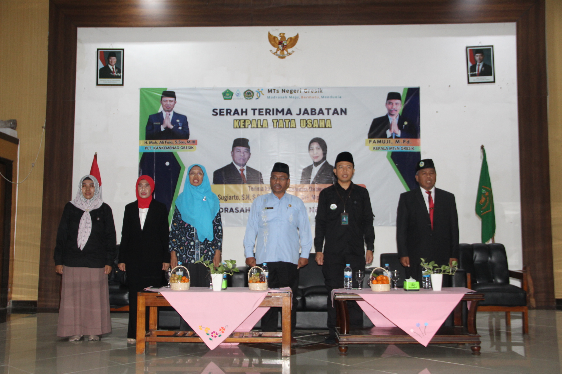 MTsN Gresik Gelar Sertijab Kaur TU Guna Perkuat Kualitas Administrasi Madrasah