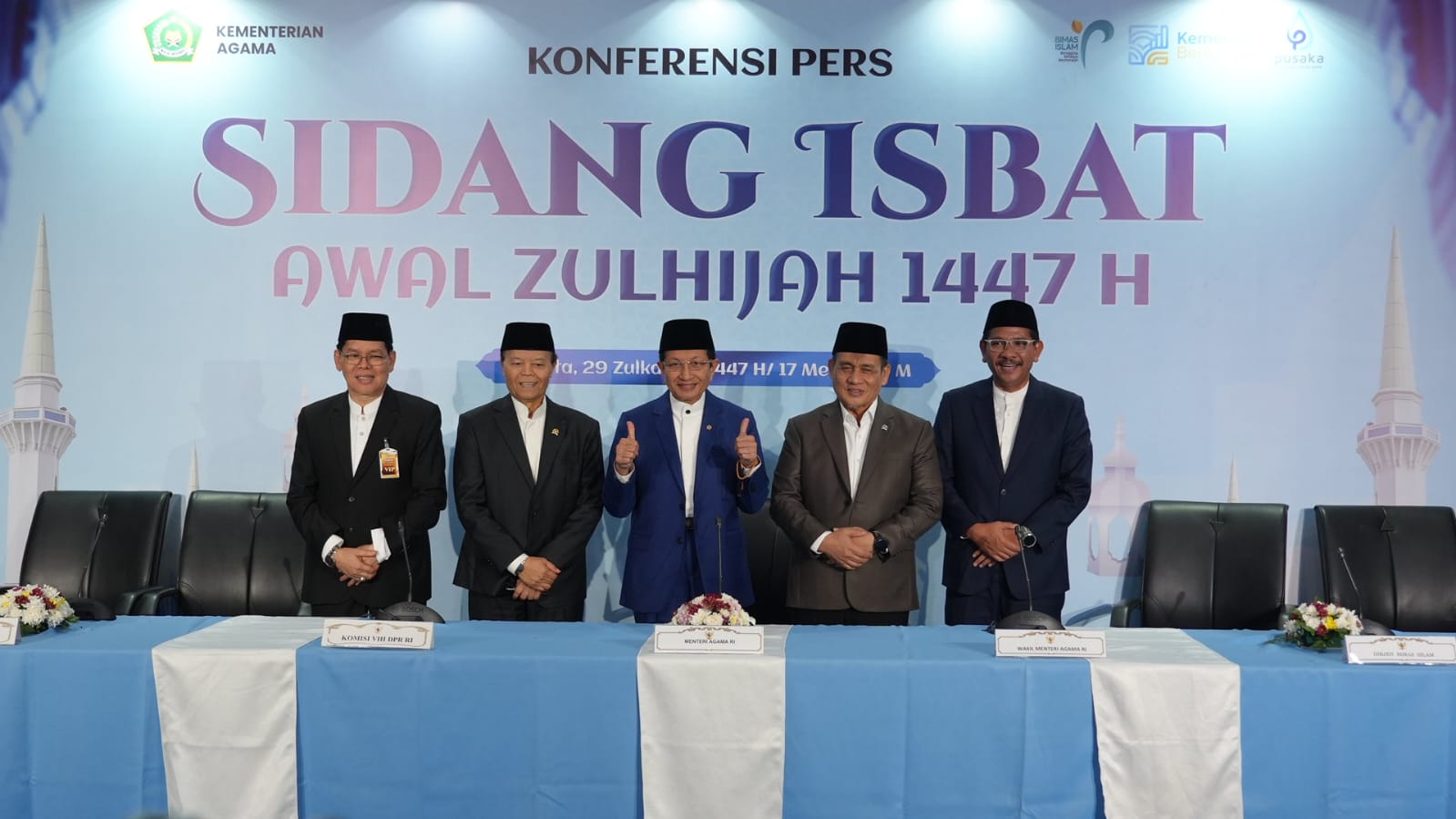 Kementerian Agama Tetapkan 1 Zulhijjah 1447 H Jatuh pada 18 Mei dan Iduladha 27 Mei 2026