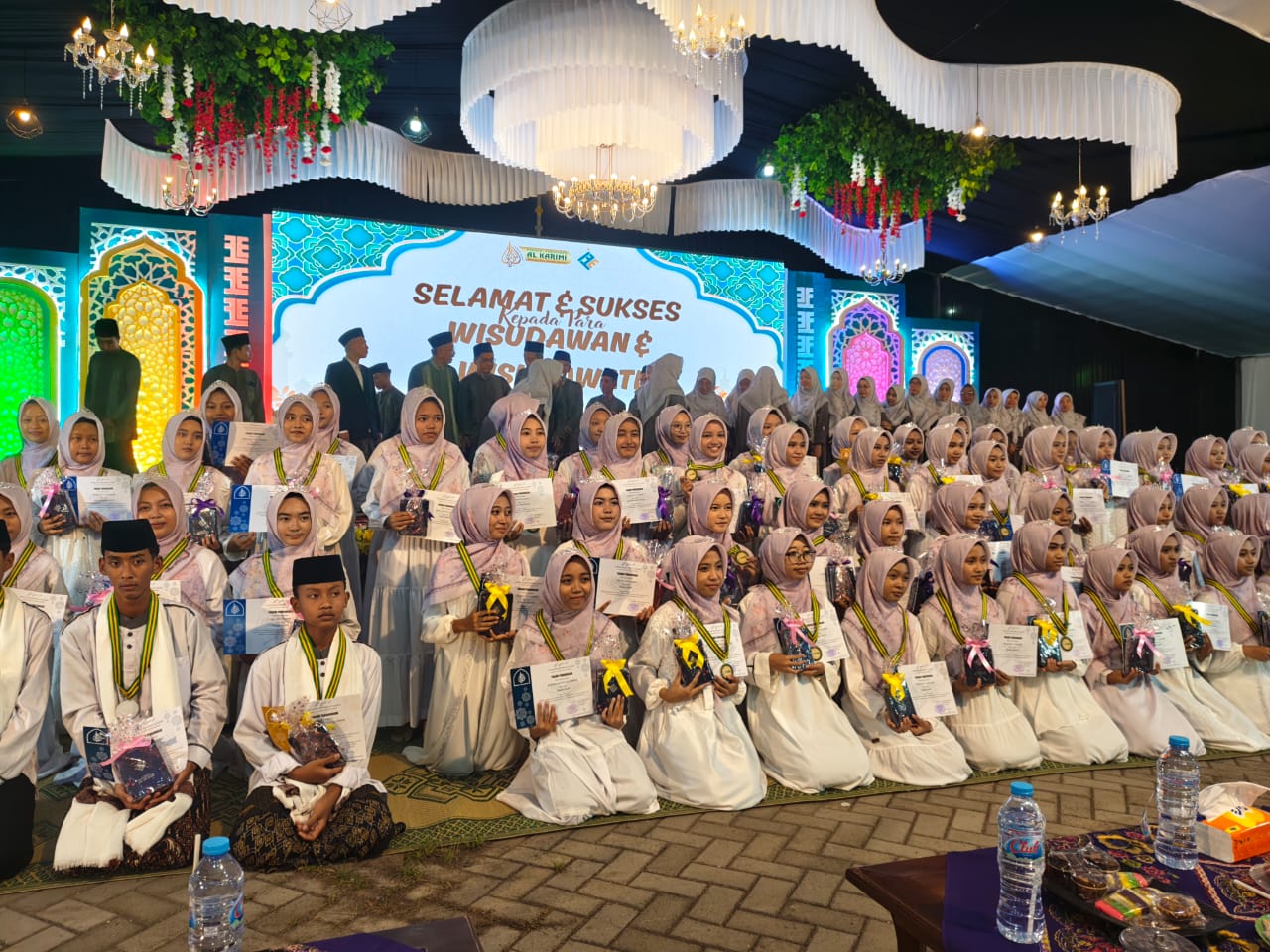 Kemenag Gresik Kawal Langsung Kegiatan Lailatul Qiro'ah dan Wisuda Tahfidz Pondok Pesantren Al Karimi