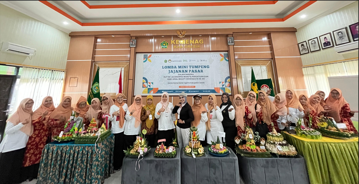 DWP Kemenag Gresik Gelar Rangkaian Kegiatan Meriah Peringati HUT ke-26 Sinergi dengan Hari Ibu dan Persiapan HAB ke-80