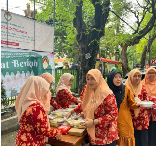 DWP Kemenag Gresik Gelar Program "Jumat Berkah" dengan Pembagian 160 Porsi Nasi