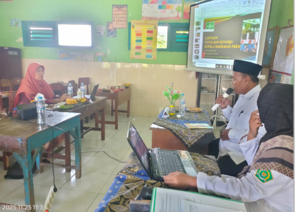 Penguatan Mutu Kepemimpinan Madrasah: Kasi Pendma Pimpin PKKM 4 Tahunan di 7 Madrasah Duduksampeyan