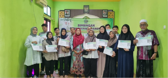 KUA Kebomas Gelar Bimbingan Perkawinan Mandiri Fokus pada Kesehatan Reproduksi dan Manajemen Konflik
