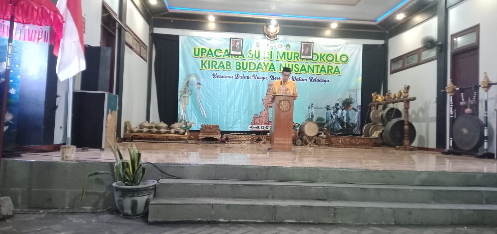 Kemenag Gresik Hadiri Pembukaan Lomba Utsawa Dharma Gita Pura Kerta Bumi Menganti, Perkuat Moderasi Beragama di Gresik