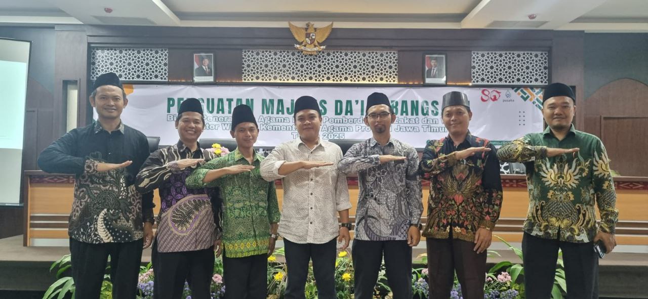 Kemenag Gresik Kirim Tujuh Penyuluh Agama Ikuti Penguatan Majelis Da’i Kebangsaan di Surabaya 